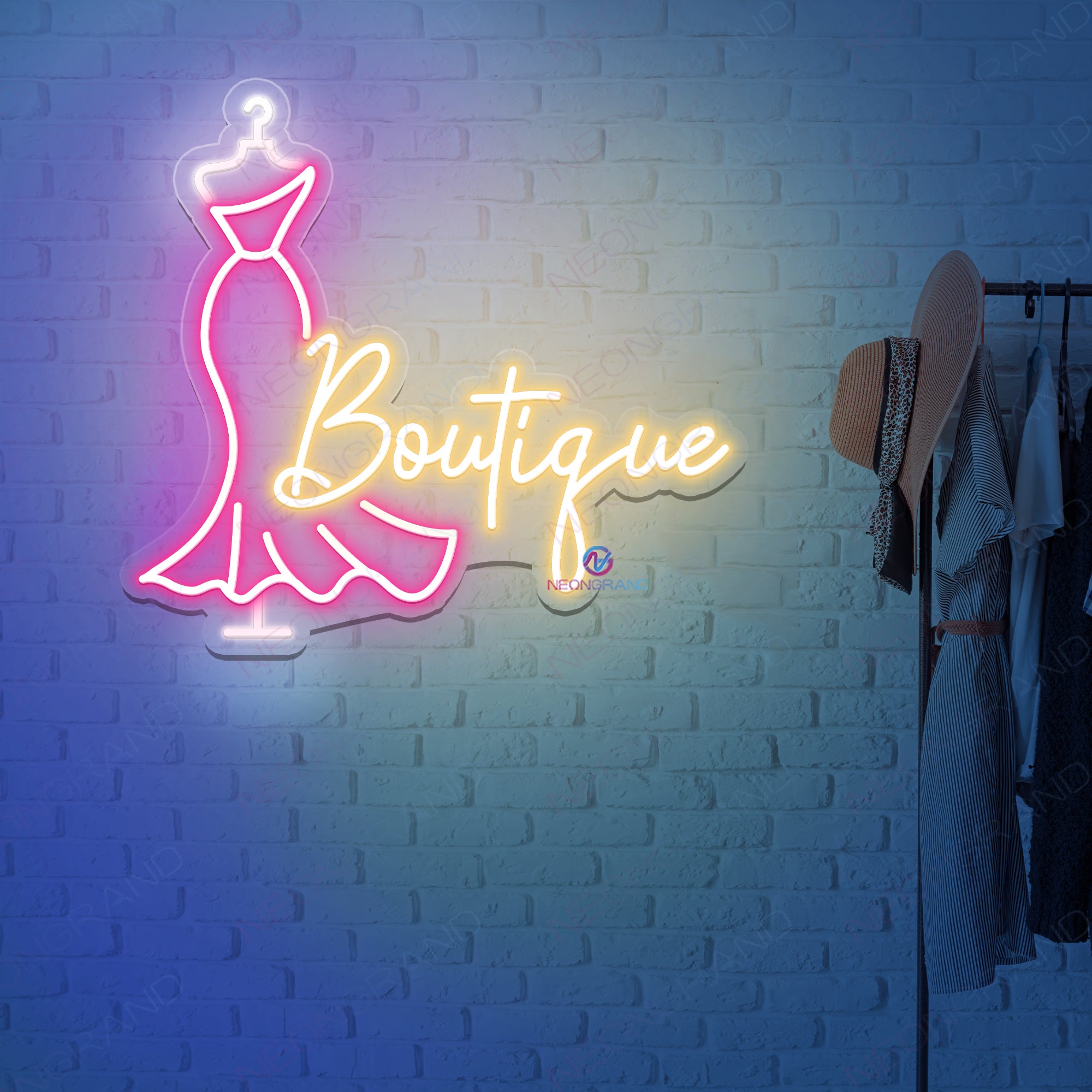 dress neon sign Cloth Neon Sign, Dress Neon Sign, Woman Dress Led Light, Frock Light Sign, Gown Neon Decor, Custom Sign for a Clothing Store, Gift for Her