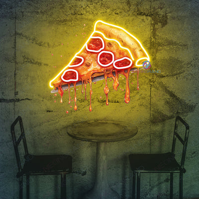 Pizza Neon Sign UV Printed Led Light