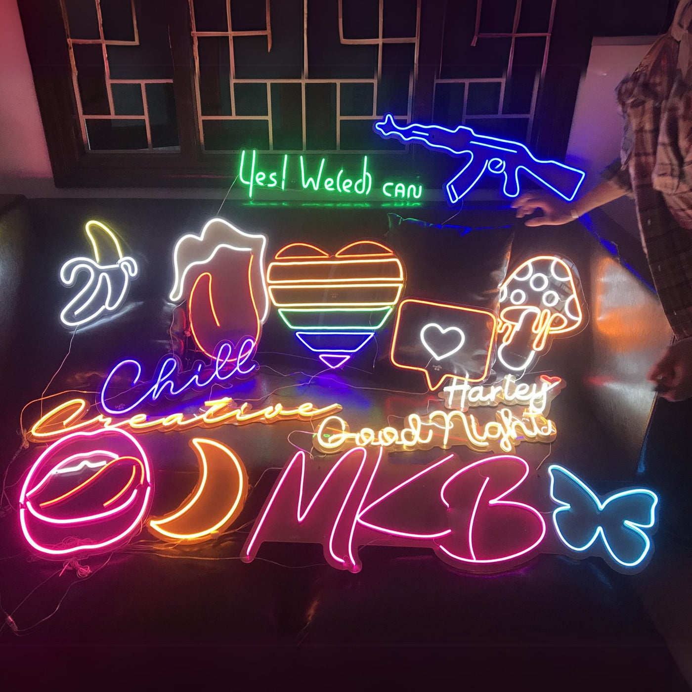 Custom Name Butterfly Neon Sign For Party