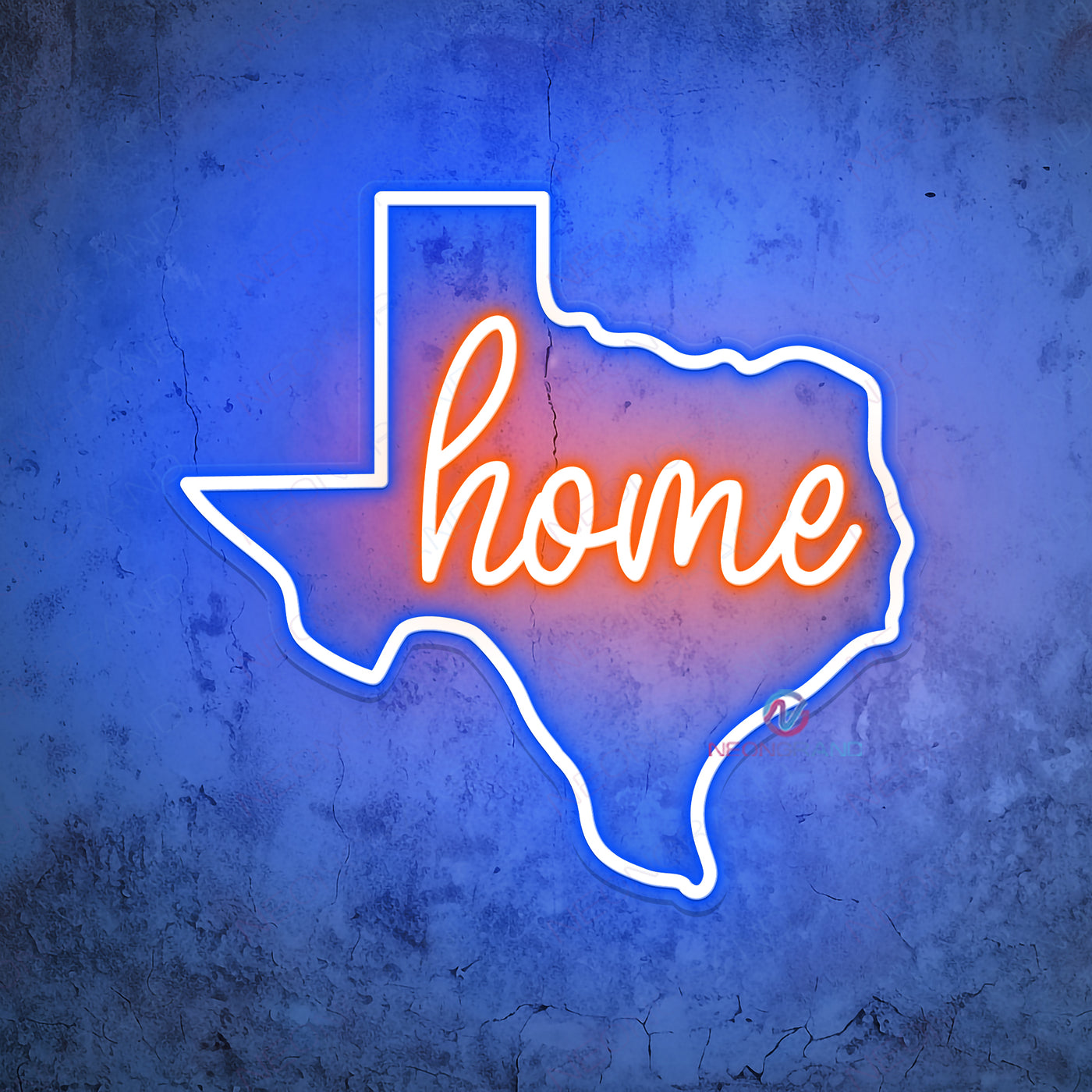 Texas Home Neon Sign Man Cave Led Light