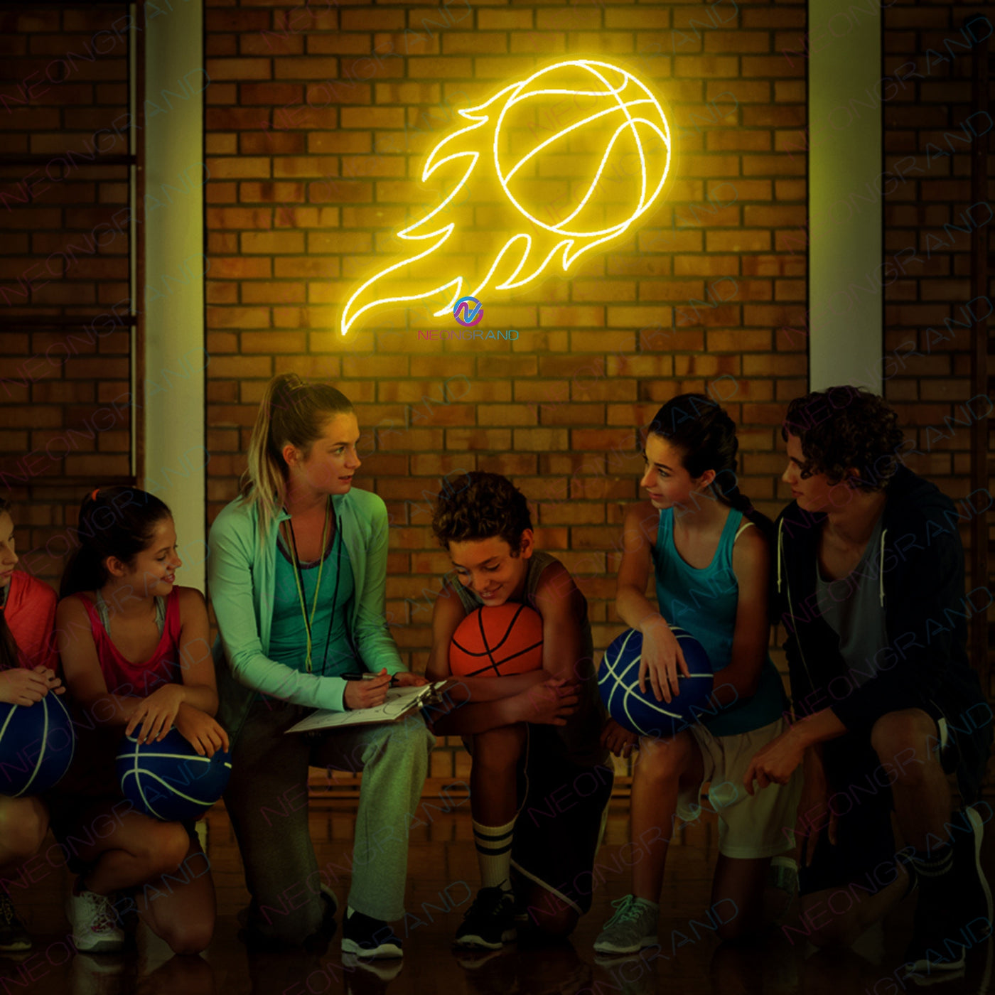 Basketball Neon Sign Sport Led Light