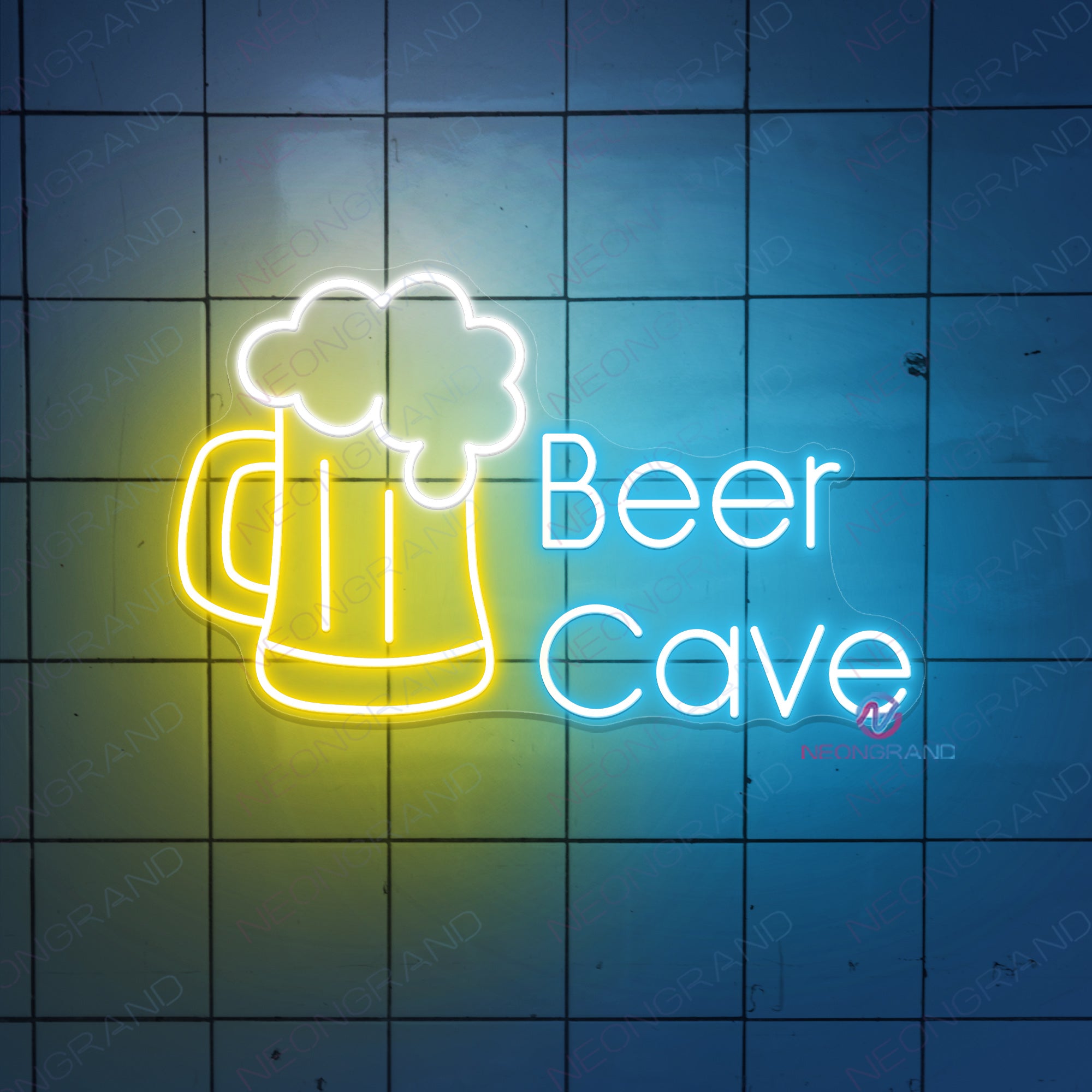 Beer Cave Neon Sign Led Light NeonGrand