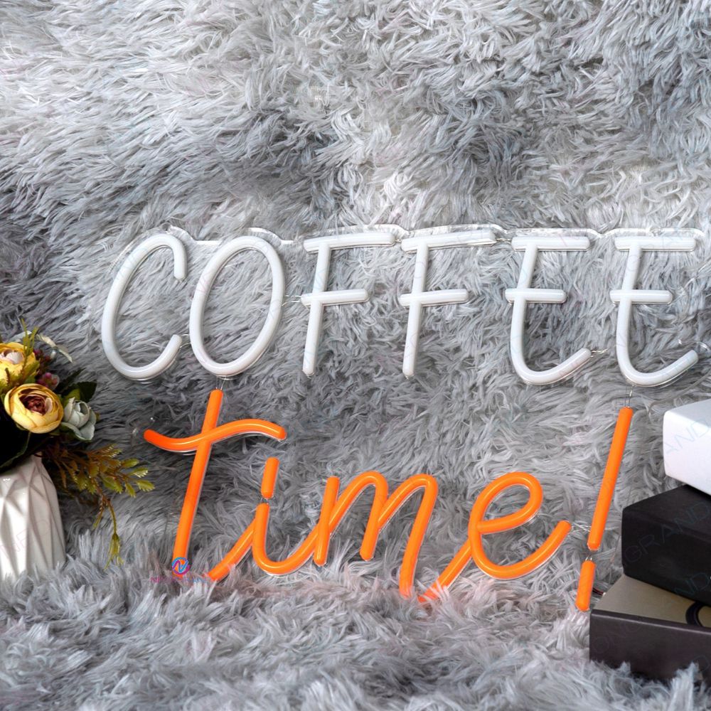 Coffee Time Neon Sign USB Led Light (In Stock: 5-7 Days Delivery)