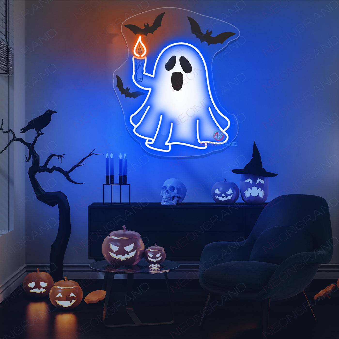 Ghost Neon Sign Neon Halloween Sign Led Light