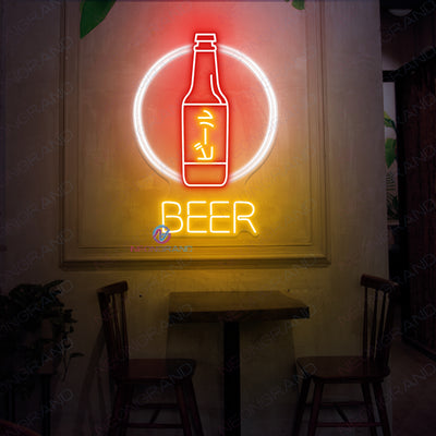 Japanese Beer Neon Sign Alcohol Drink Led Light Neon Beer Sign