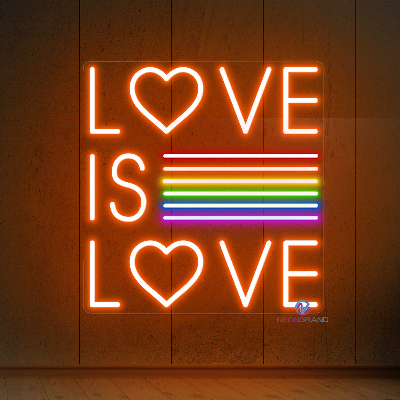 Love Is Love Neon Sign LGBTQ+ Led Light