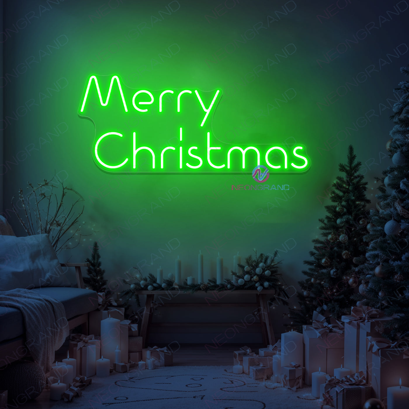 Merry Christmas Led Sign Indoor & Outdoor Neon Signs