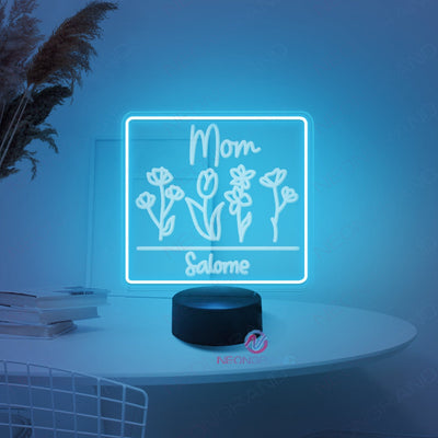 Mom's Garden Battery Operated Neon Sign For Mother's Day