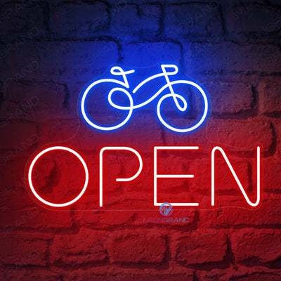 Neon Open Sign Bicycle