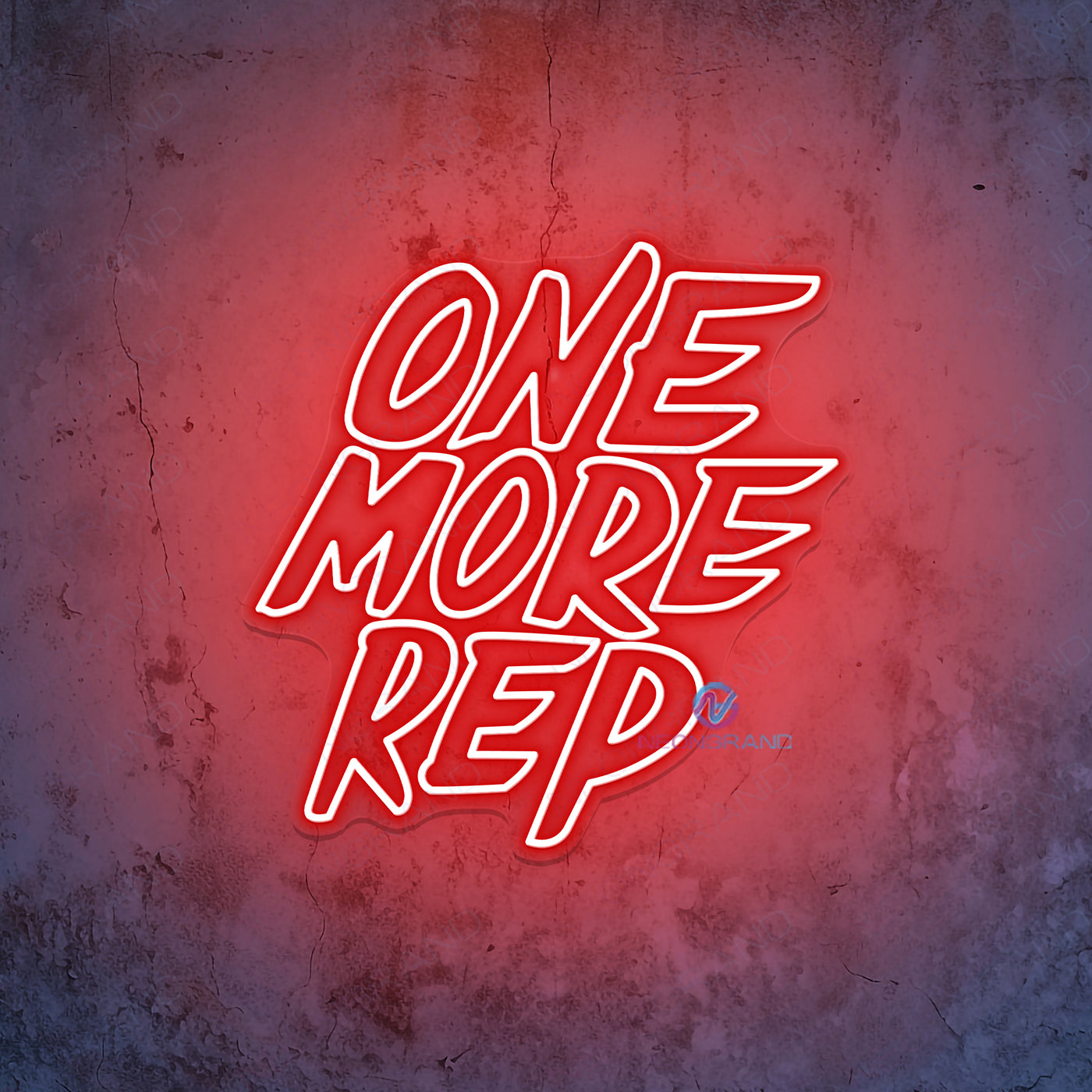 One More Rep Neon Sign Gym Led Light