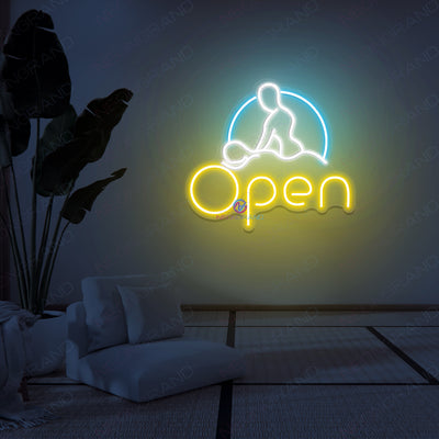 Open Massage Neon Sign Led Light