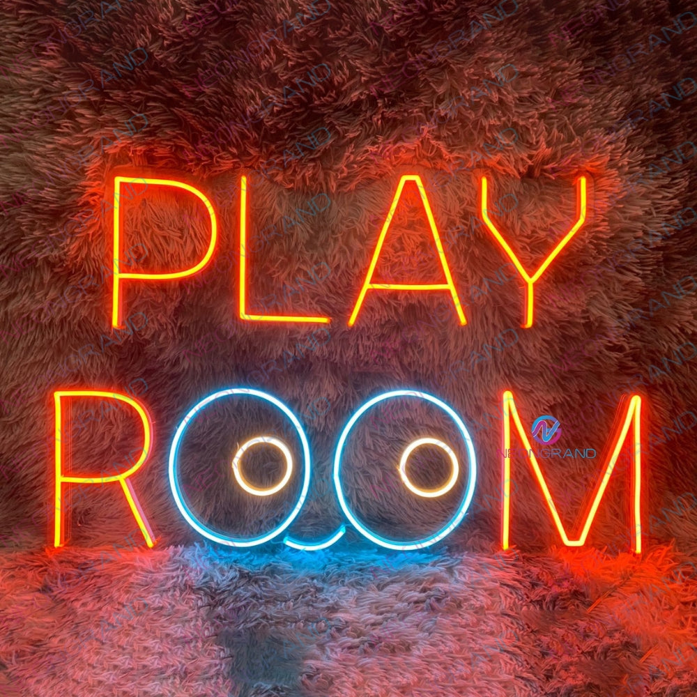 Playroom Neon Sign Game Led Light blue