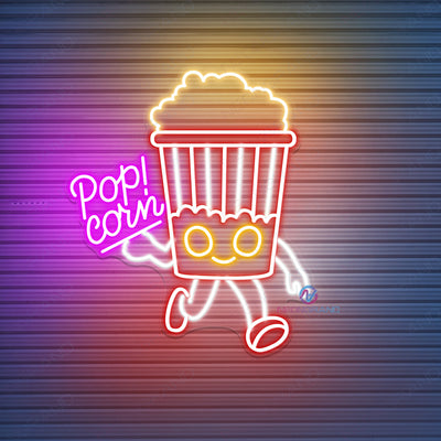 Popcorn Neon Sign Cinema Led Light