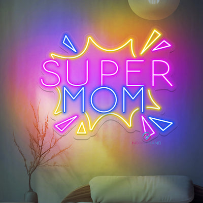 Super Mom Neon Sign Mother's Day Led Light