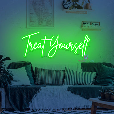 Treat Yourself Neon Sign Motivation Led Light
