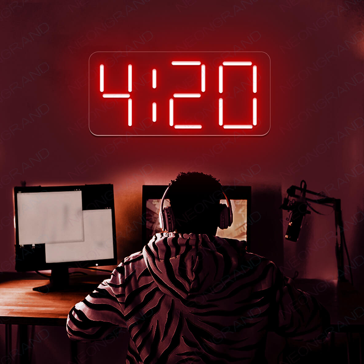 420 Neon Sign Marijuana Cannabis Led Light red