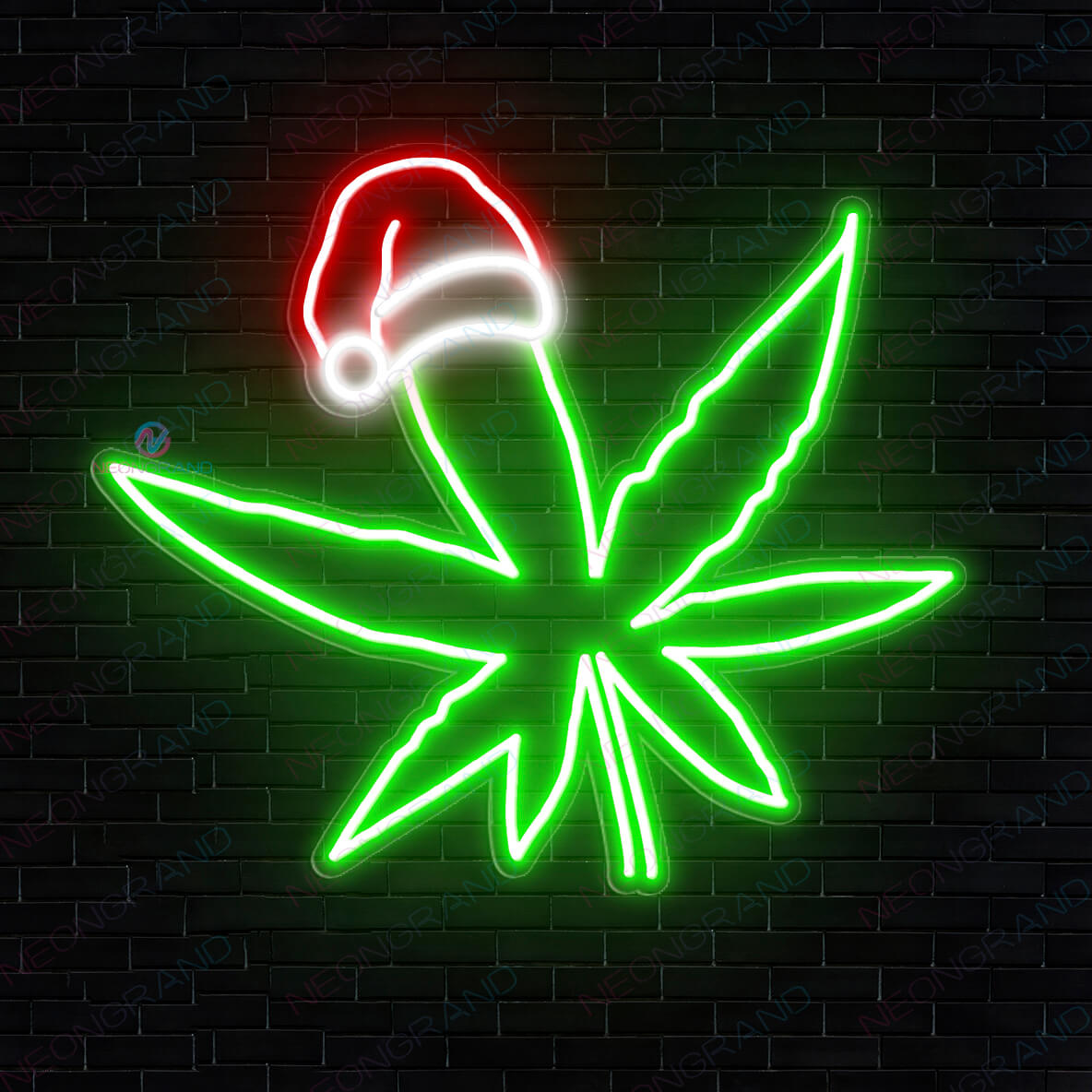 Christmas Neon Sign Weed Led Light 3