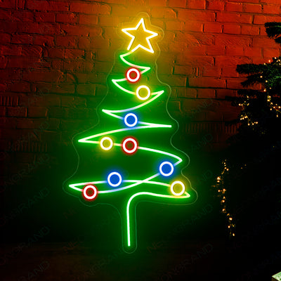 Christmas Tree Neon Light Led Sign wm