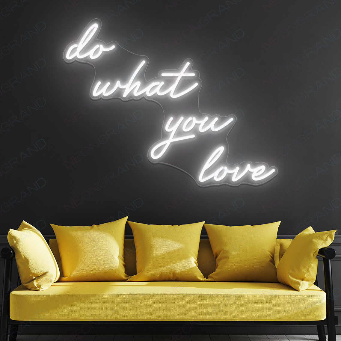 Do What You Love Neon Sign Love Led Light Sign white