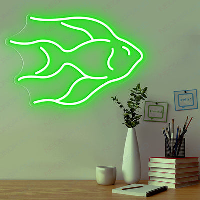 Fish Neon Sign Animal Neon Fish Led Light green
