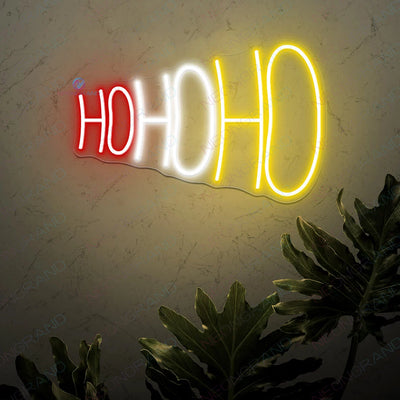 Ho Ho Ho Neon Sign Christmas Led Light yellow