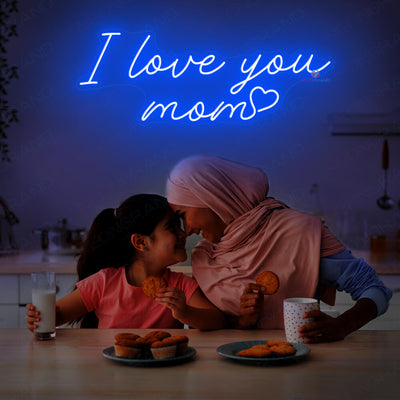 I Love You Mom Sign Mother's Day Mom Neon Sign Led Light