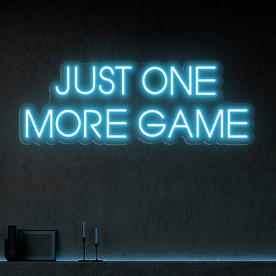 Just One More Game Neon Sign Gamer Room Led Light