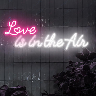 Love Is In The Air Neon Sign Wedding Love Led Light white