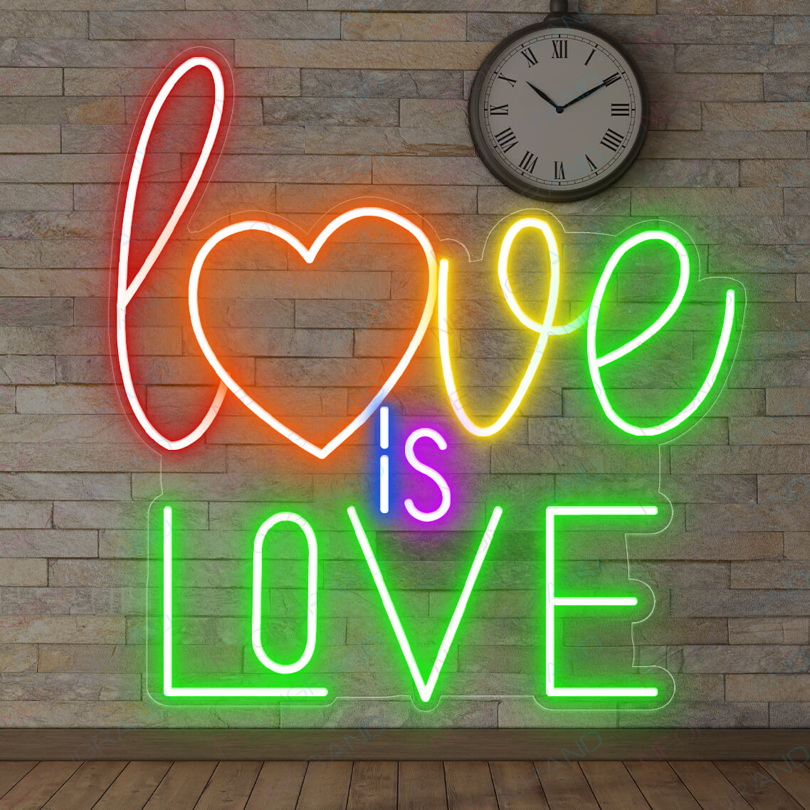 Love Is Love Pride Neon Sign Led Light LGBT Rainbow Neon Signs green