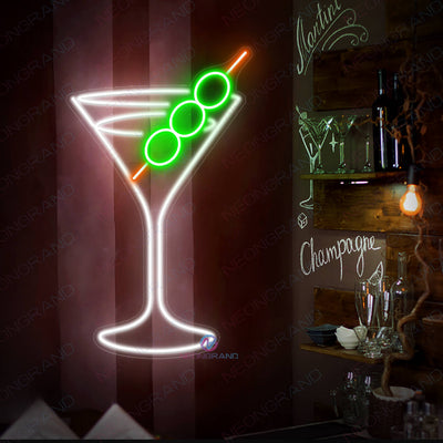 Martini Neon Sign Bar Led Light 2