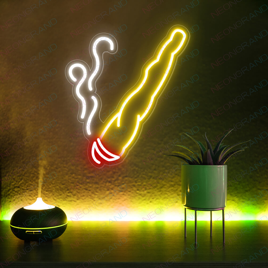 Neon Joint Sign Smoking Weed Led Light 3