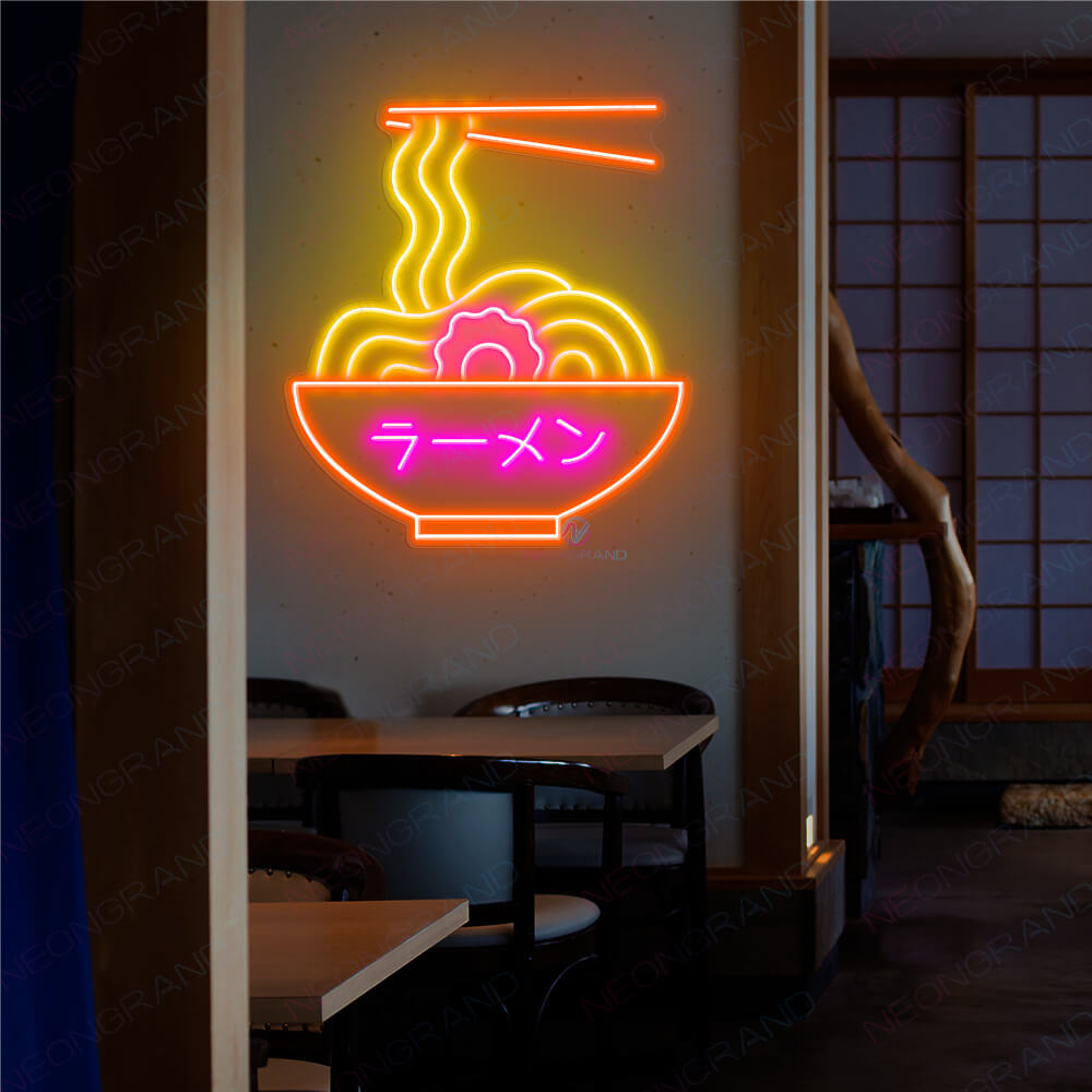 Neon Ramen Sign Noodle Japanese Led Light 1