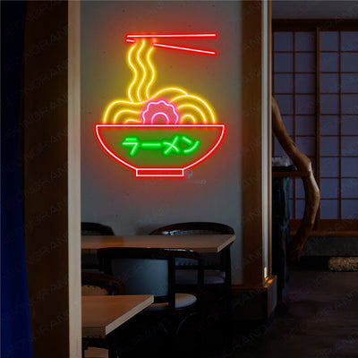 Neon Ramen Sign Noodle Japanese Led Light 2
