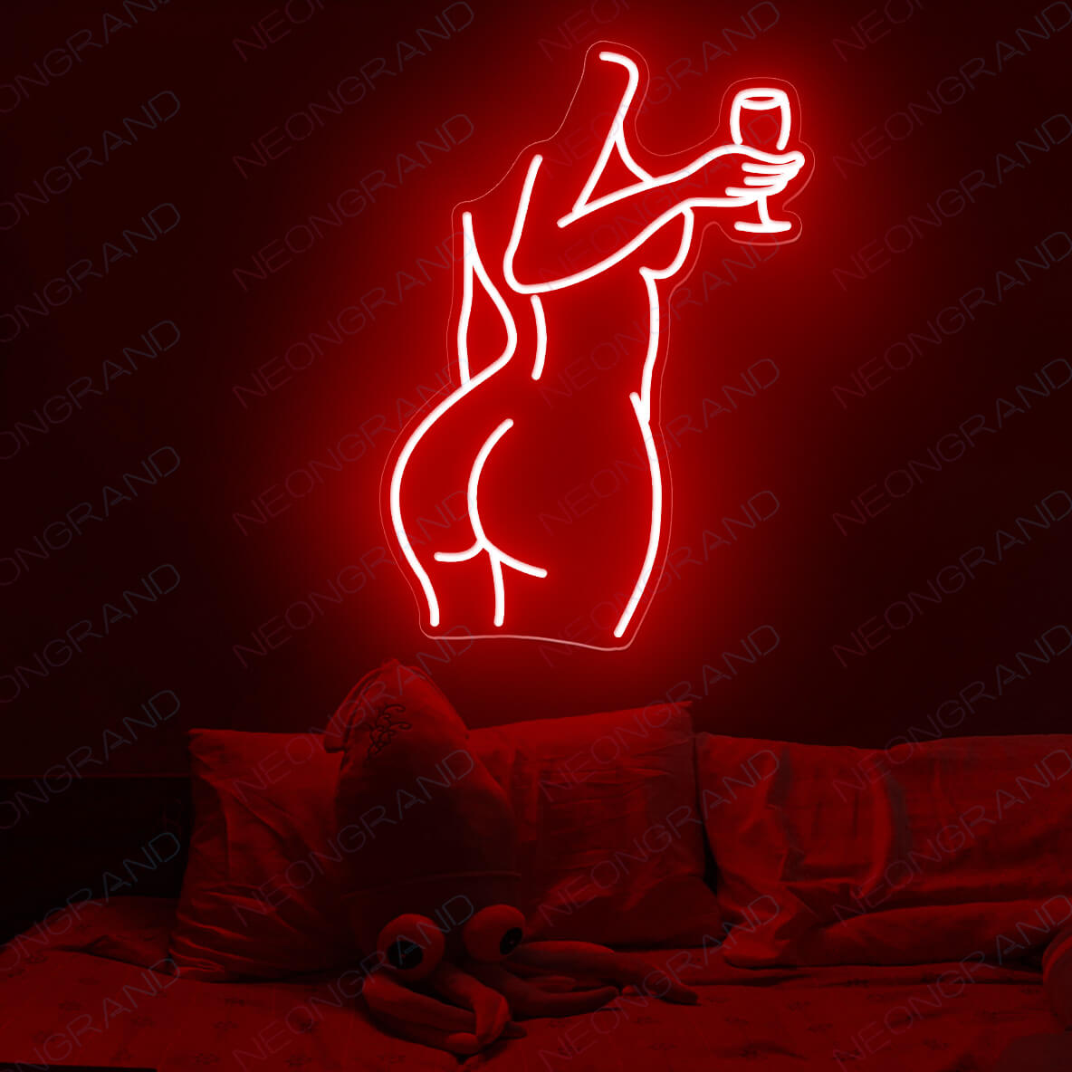 Nude Neon Sign Sexy Neon Signs Lady Led Light red