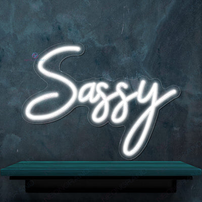 Sassy Neon Sign Stay Sassy Neon Party Led Light white