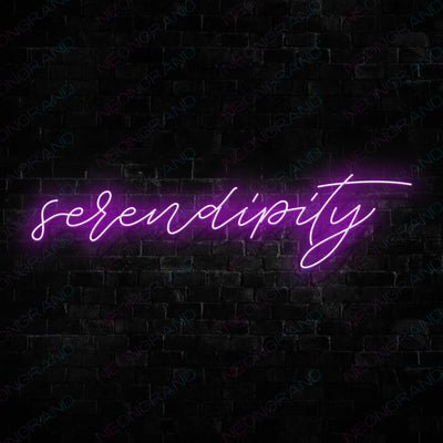 Serendipity BTS Neon Sign Army KPop Led Light Purple