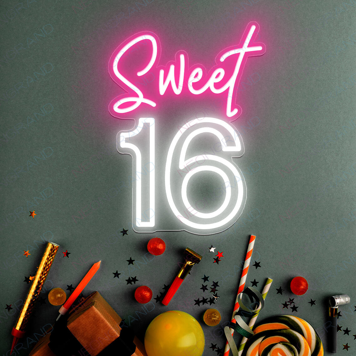 sweet 16 glow in the dark party ideas