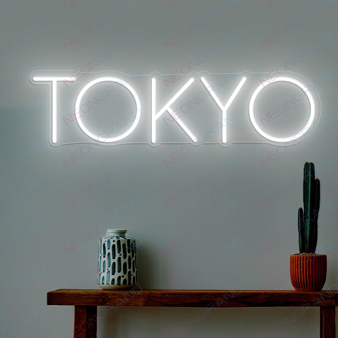 Tokyo Neon Sign Led Light, Japanese Neon Signs white