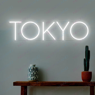 Tokyo Neon Sign Led Light, Japanese Neon Signs white