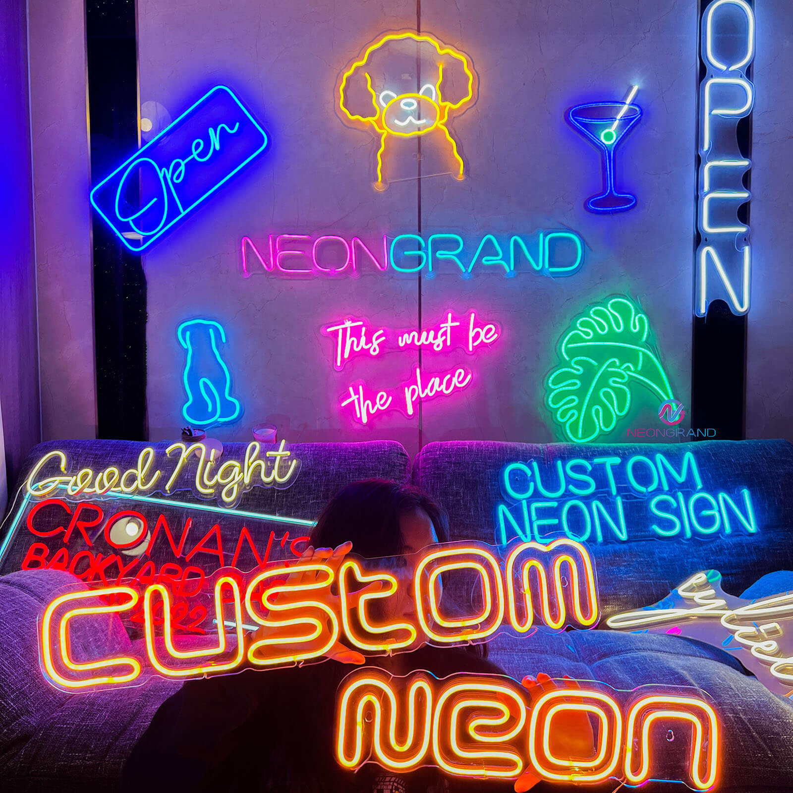 Custom LED Business Neon Signs for Home Bar Bedroom Wall Decor Light Up  Signs Name Text Logo for Wedding Party Dropshipping