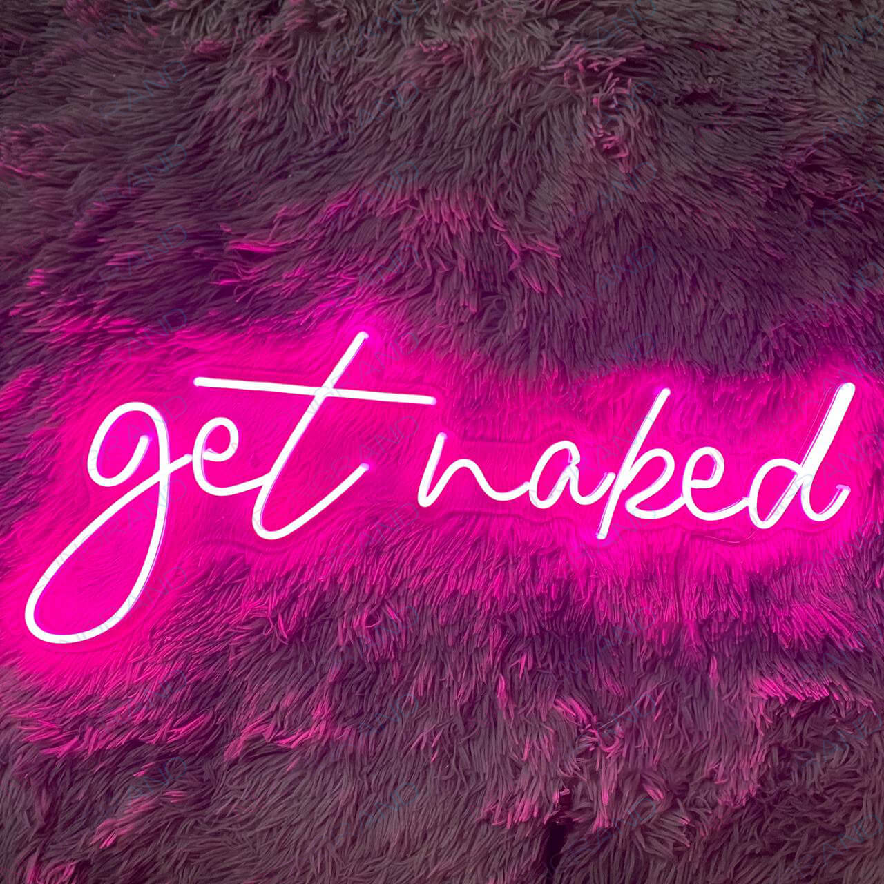Get Naked Neon Sign Sexy Led Light pink wm