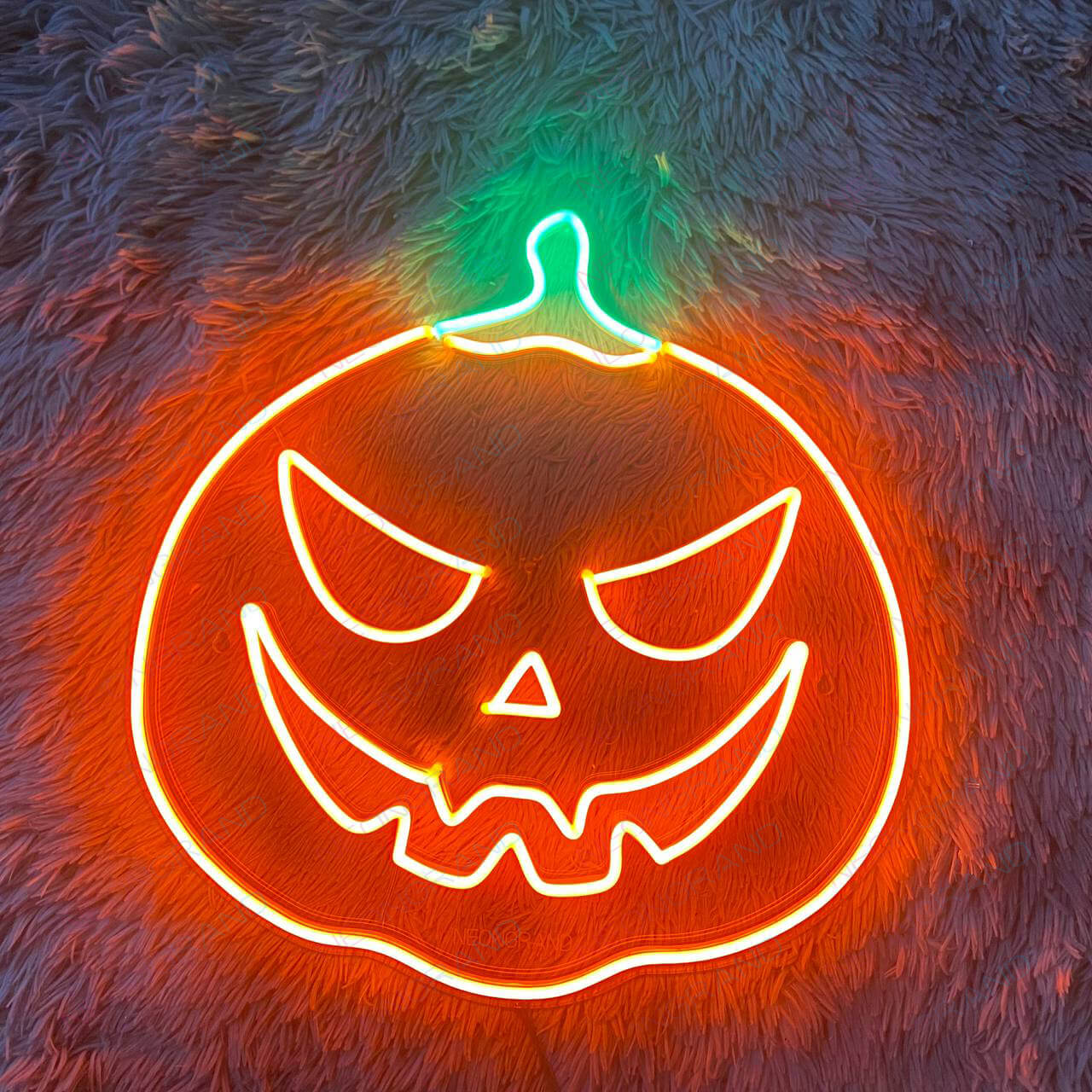 Fun World Ghost Neon Light Pumpkin Carving Kit Standard