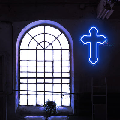 Cross Neon Sign Christian Led Light