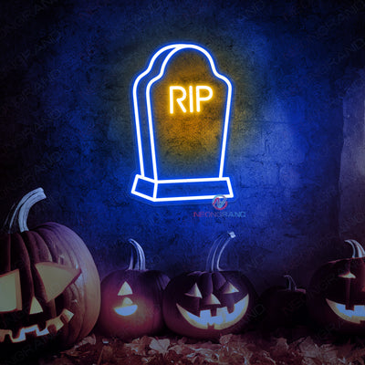 Neon Sign Graveyard Tomb Halloween Led Light