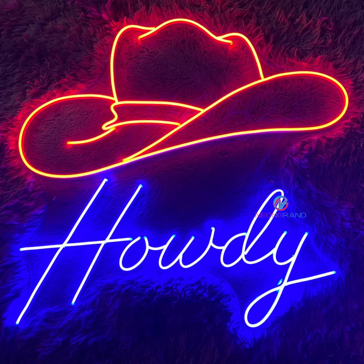 Howdy Light Up Sign Led Howdy Neon Sign - NeonGrand