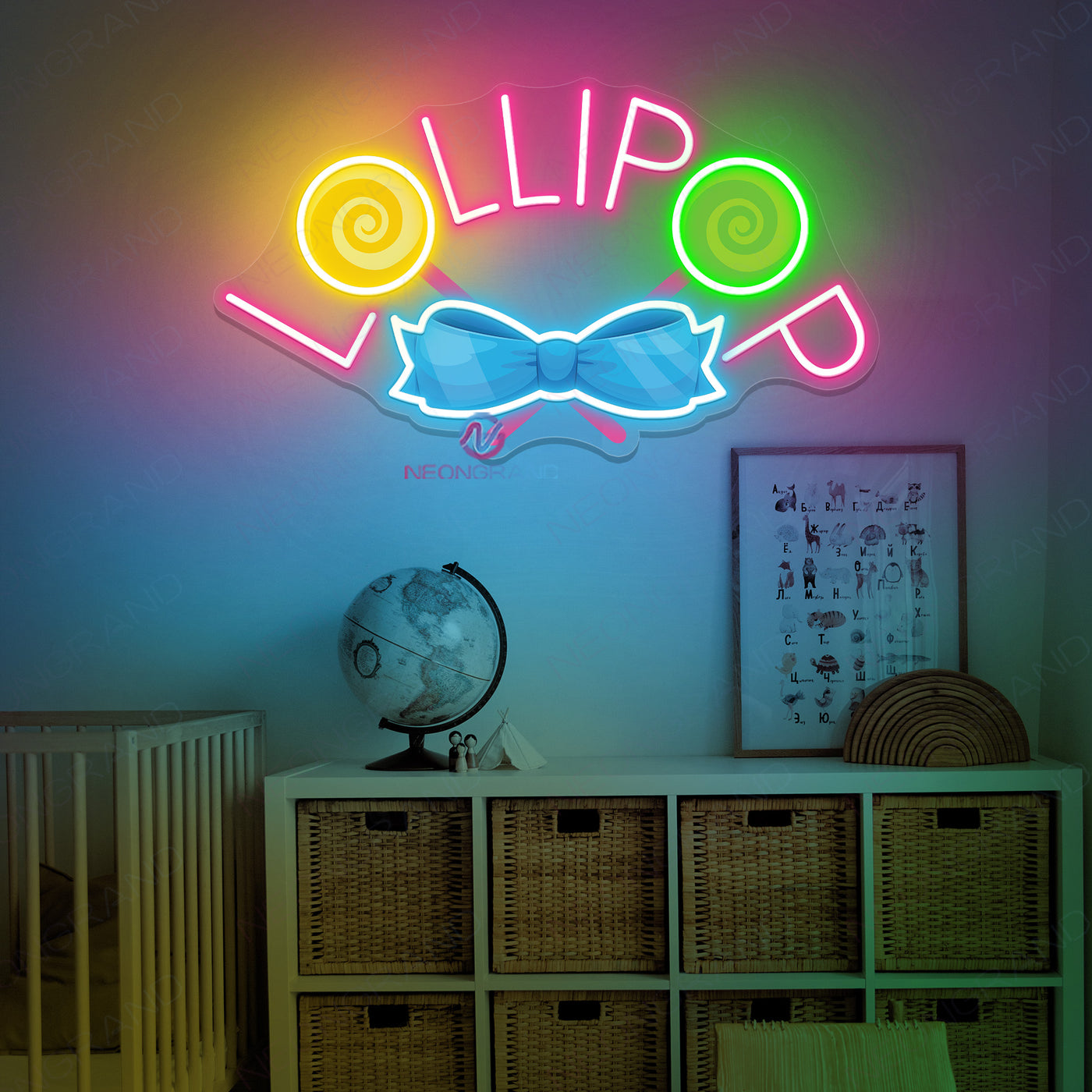 Lollipop Led Lights Sweet Neon Sign 2