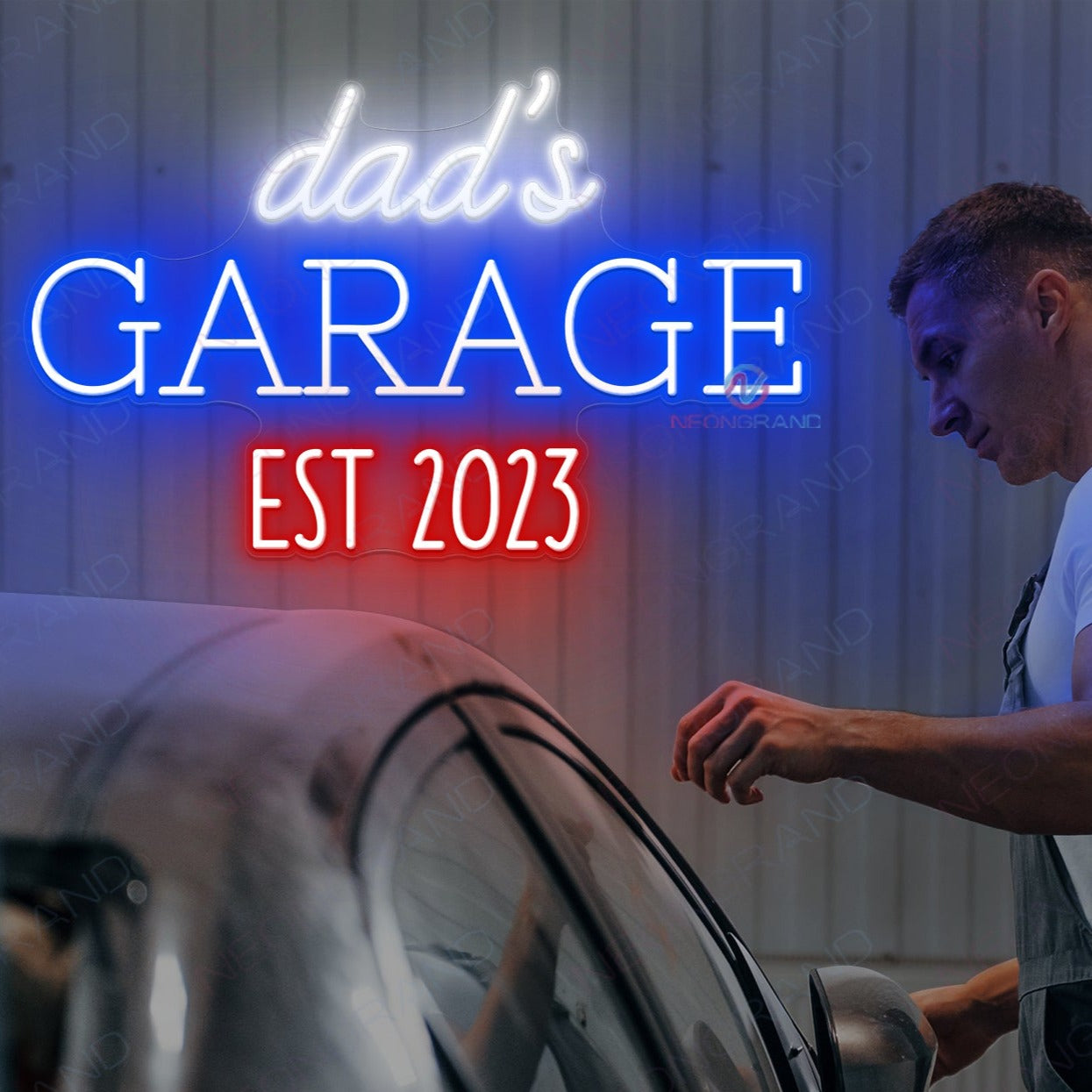Custom Garage Neon Signs Led Light 1
