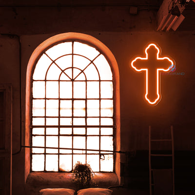 Cross Neon Sign Christian Led Light