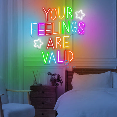 Your Feelings Are Valid Neon Sign Inspiration Led Light