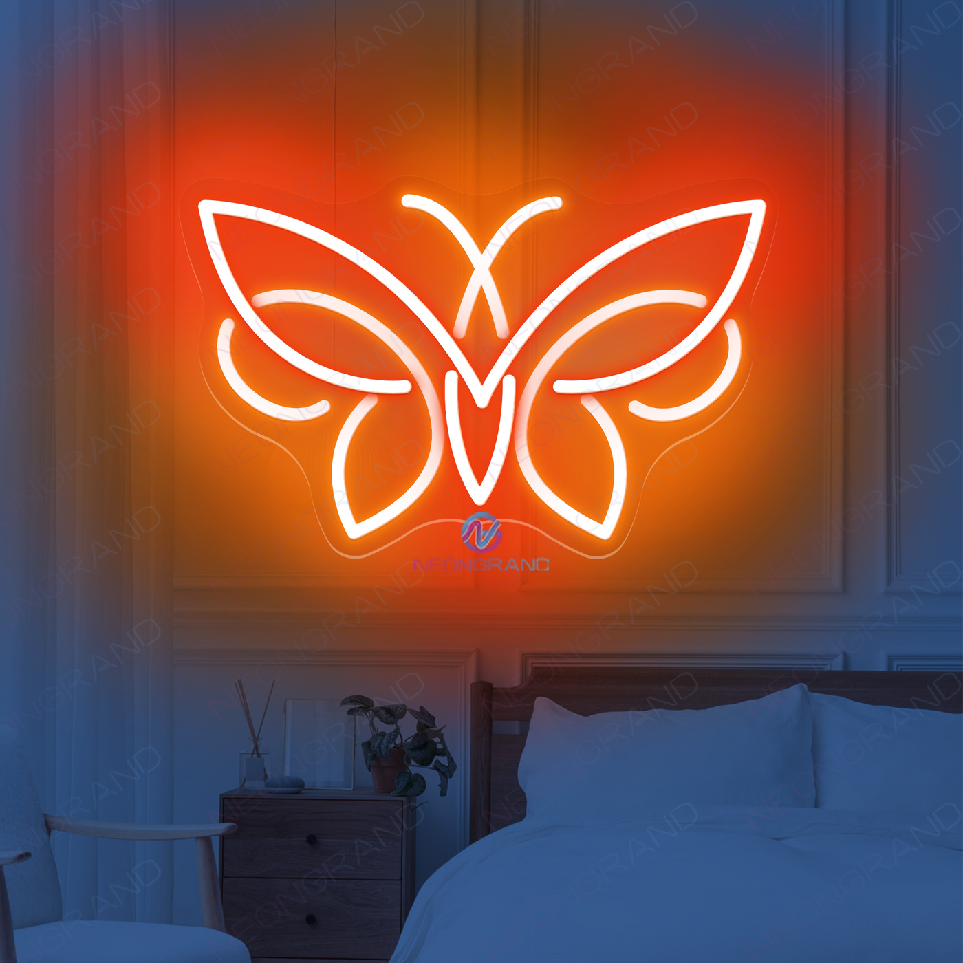 Butterfly Neon Sign Cool Led Light